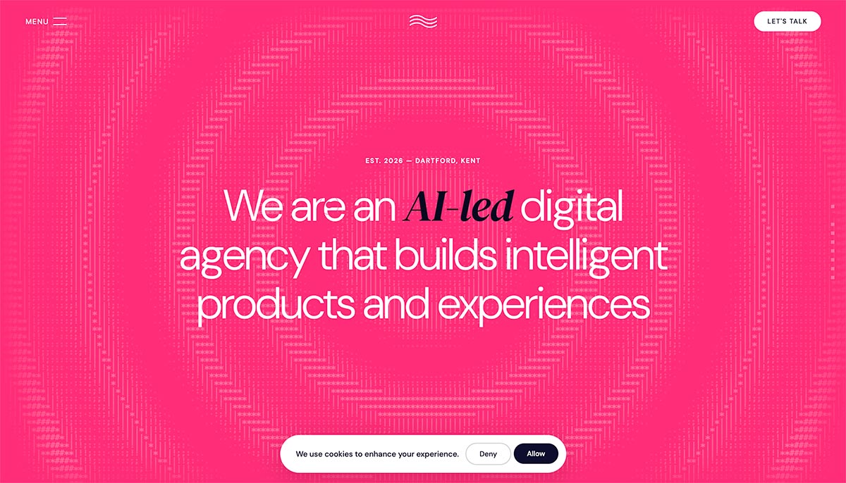 Salient-AI site: “We are an AI-led digital agency that builds intelligent products and experiences”